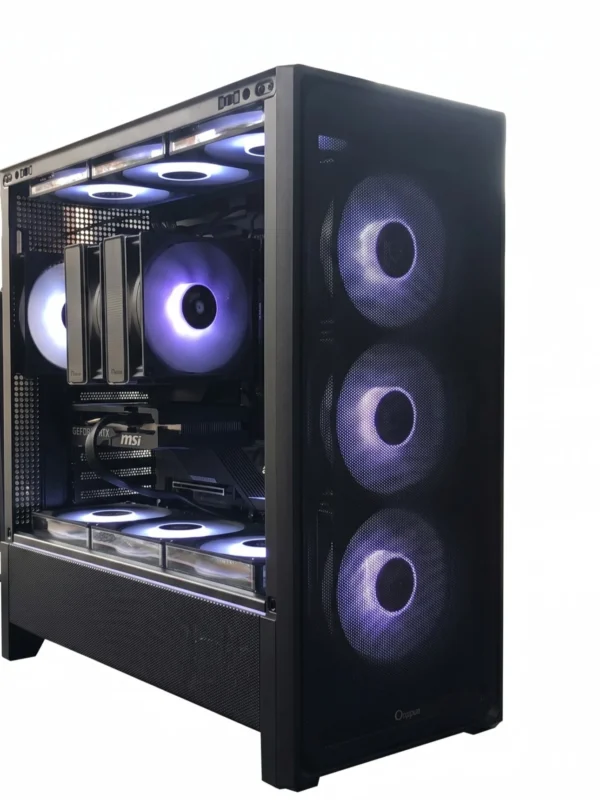 Veld | Mid-Range 1080p and 1440p Gaming and Content Creation PC: Intel Core i7-14700KF, MSI GeForce RTX 5060 8GB, 32GB DDR5, 500GB Gen4 NVMe, Wi-Fi 6E