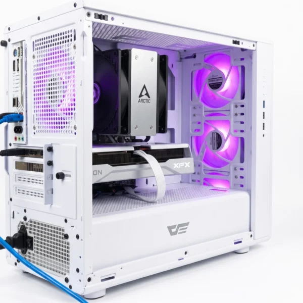 Azura Mid-Range White 1440p Gaming & Content Creation PC - AMD Ryzen 5 9600X, Radeon RX 9060 XT 16GB, 32GB DDR5 6000MHz, 1TB Gen4 NVMe, Wi-Fi 6E''' Azura | Mid-Range White 1440p Gaming & Content Creation PC - AMD Ryzen 5 9600X, Radeon RX 9060 XT 16GB, 32GB DDR5 6000MHz, 1TB Gen4 NVMe, Wi-Fi 6E