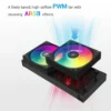 71p0R68R8cL._SL1500 SAMA L40 Liquid Cooler 240mm ARGB AIO CPU Water Cooler for Intel LGA 1700 1851 AMD AM5 AM4 - L40-BKWAYXO2-G