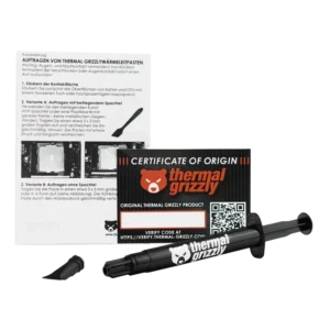 THERMAL GRIZZLY Hydronaut 1.5ml / 3.9g Silicone-Free High Performance Thermal Paste for CPU and GPU - TG-H-015-R