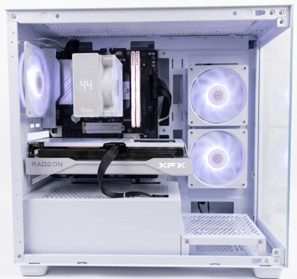 Lattice Mid-Range 1440p Gaming PC Package - AMD Ryzen 5 7500F - Radeon RX 9060 XT 16GB - 32GB DDR5 White Edition. Lattice | Mid-Range 1440p Gaming PC Package - AMD Ryzen 5 7500F - Radeon RX 9060 XT 16GB - 32GB DDR5 White Edition