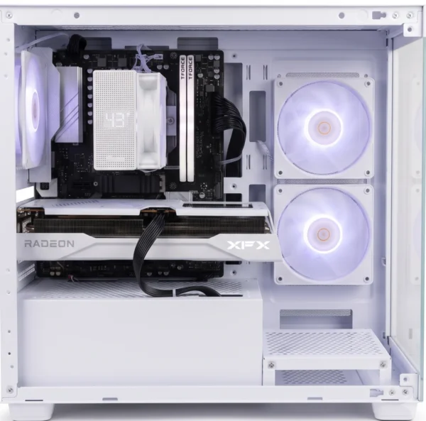 Lattice Mid-Range 1440p Gaming PC Package - AMD Ryzen 5 7500F - Radeon RX 9060 XT 16GB - 32GB DDR5 White Edition.. Lattice | Mid-Range 1440p Gaming PC Package - AMD Ryzen 5 7500F - Radeon RX 9060 XT 16GB - 32GB DDR5 White Edition
