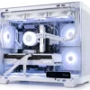 Sable | All-White Mid-Range 1440p Gaming and Content Creation PC Package - AMD Ryzen 5 7500F, Radeon RX 9060 XT 16GB, 32GB DDR5, 1TB Gen4 SSD, 27-Inch 200Hz QHD Monitor