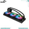 a1d2d9_539845e4dd7d40e09eb308155cfeb2c2~mv2 SAMA SM360LD Black 360mm ARGB AIO Liquid CPU Cooler Programmable LCD Display 3x PWM Fans - 360LD-BKWAYNO3-G