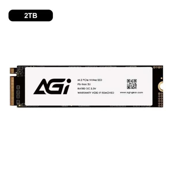 gncxfhnmc2TB AGI AI298 2TB 3D TLC PCIe Gen3x4 NVMe M.2 2280 Internal SSD with 3200MB/s Read Speed - AGI2T0GIMAI298-CB