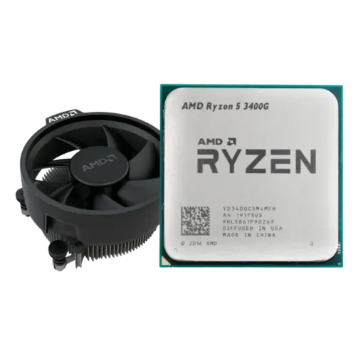 AMD Ryzen 5 3400G 4-Core 4.2GHz AM4 Processor with Radeon RX Vega 11 Graphics - YD3400C5FHSPK