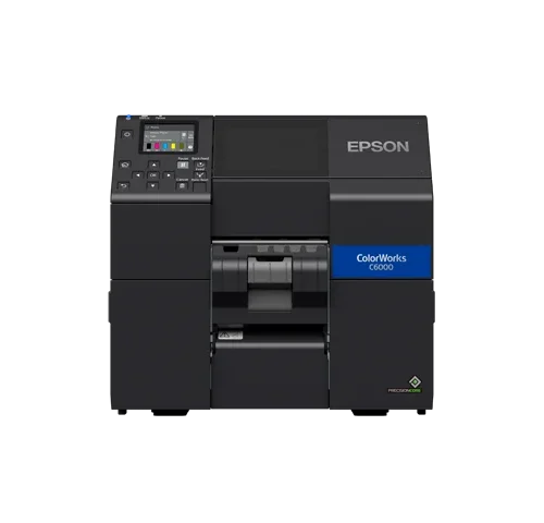 Epson CW-C6050P 4-Inch Color Inkjet Label Printer - Peeler Model - PrecisionCore TFP - 1200 DPI - C31CH76206