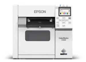 2026-04-0708-15-2769 Epson ColorWorks C4050 On-Demand Colour Label Printer - Matte Black - PrecisionCore TFP - 1200 DPI - USB Ethernet - C31CK03106E2