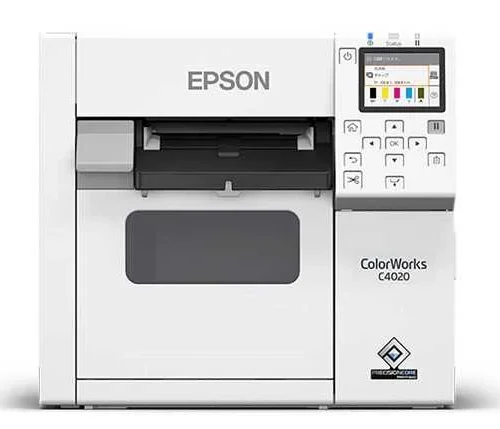 Epson ColorWorks C4050 On-Demand Colour Label Printer - Matte Black - PrecisionCore TFP - 1200 DPI - USB Ethernet - C31CK03106E2
