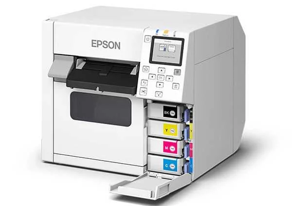 2026-04-0708-19-490 Epson ColorWorks C4050 On-Demand Colour Label Printer - Matte Black - PrecisionCore TFP - 1200 DPI - USB Ethernet - C31CK03106E2