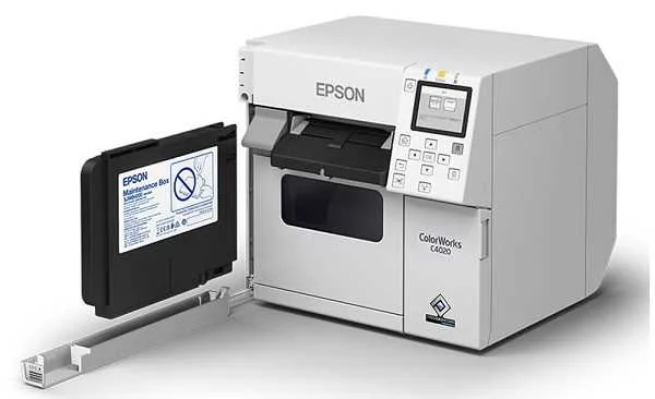 2026-04-0708-19-4868 Epson ColorWorks C4050 On-Demand Colour Label Printer - Matte Black - PrecisionCore TFP - 1200 DPI - USB Ethernet - C31CK03106E2