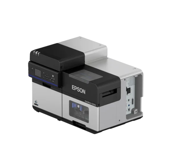 10_upper right_CW-8050 (1) Epson ColorWorks C8050 Gloss Black PrecisionCore Color Label Printer - 600 x 1200 DPI - 300 mm/s - C31CL02106E1
