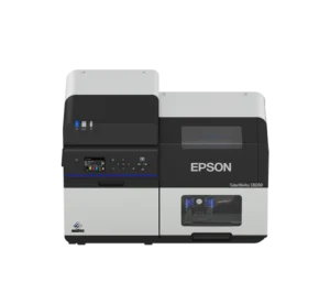 05_upper front_CW-8050 Epson ColorWorks C8050 Matte Black Industrial Color Label Printer - 1200 DPI - 300 mm/s - C31CL02106E2