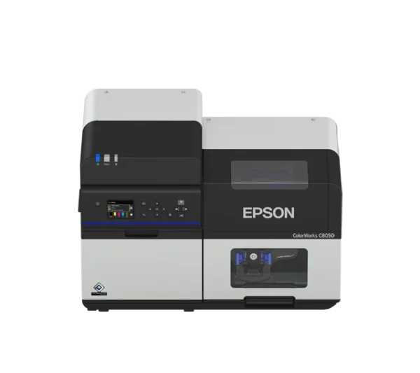 05_upper front_CW-8050 Epson ColorWorks C8050 Matte Black Industrial Color Label Printer - 1200 DPI - 300 mm/s - C31CL02106E2