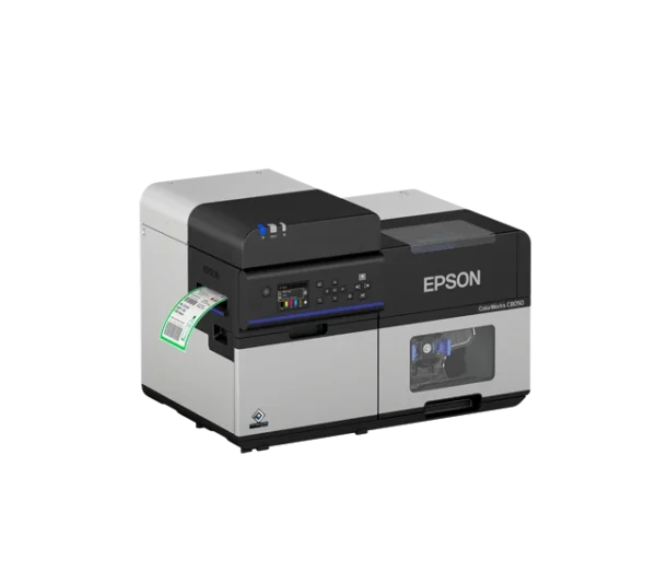 15_left_panel_00_CW-8050 Epson ColorWorks C8050 Matte Black Industrial Color Label Printer - 1200 DPI - 300 mm/s - C31CL02106E2