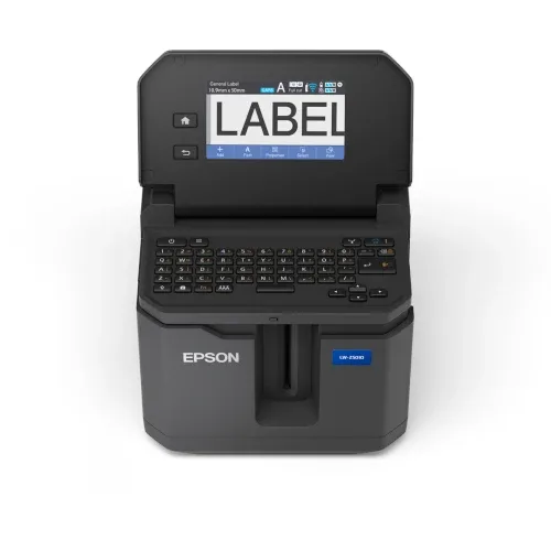 C51CG52450v1 Epson LW-Z5010BA Portable Industrial Label Maker - 6-50mm Tape - Qwerty Keyboard - Touch Screen - 300 DPI - C51CG52450