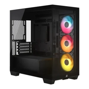 CORSAIR 2800X RS-R ARGB Micro-ATX PC Case, Black - CC-9011347-WW