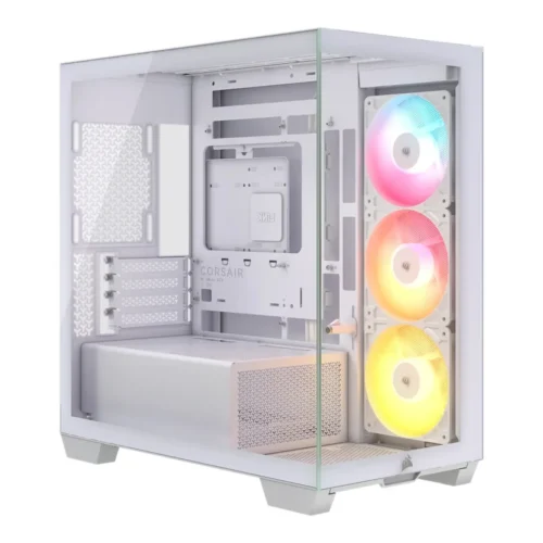CORSAIR 2800X RS-R ARGB Micro-ATX PC Case, White - CC-9011348-WW