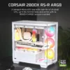 Layer9_b3564cc6-919f-4b16-899e-a9402526345d CORSAIR 2800X RS-R ARGB Micro-ATX PC Case, White - CC-9011348-WW