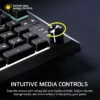 CORSAIR SKIFF 100 PLUS Wired RGB Membrane Gaming Keyboard with 6 G-Keys and Rotary Dial - CH-9226I65-NA