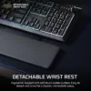 CORSAIR SKIFF 100 PLUS Wired RGB Membrane Gaming Keyboard with 6 G-Keys and Rotary Dial - CH-9226I65-NA