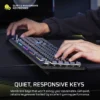 CORSAIR SKIFF 100 PLUS Wired RGB Membrane Gaming Keyboard with 6 G-Keys and Rotary Dial - CH-9226I65-NA