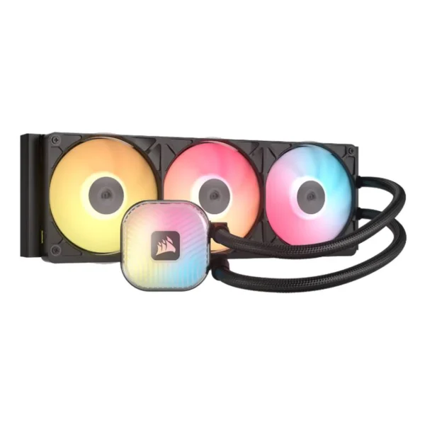CORSAIR iCUE LINK TITAN 360 RX RGB 360mm AIO Liquid CPU Cooler with Copper Cold Plate and Three RX120 Fans - CW-9061037-WW