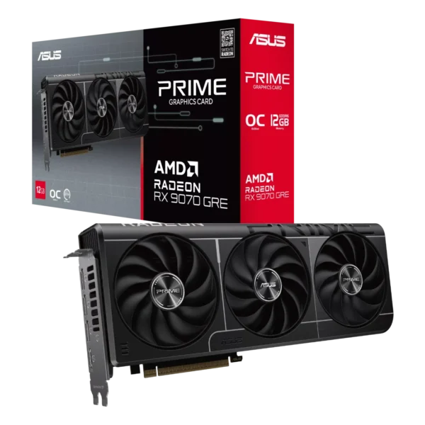 fwebp (10) ASUS Prime Radeon RX 9070 GRE EVO OC Edition 12GB GDDR6 192-bit SFF Ready Graphics Card PRIME-RX9070GRE-O12G-EVO