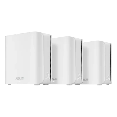 ASUS ZenWiFi BD4 Dual-Band WiFi 7 AiMesh Extendable Router System (3-Pack, White) BD4 (B-3-PK) | BD4(W-3-PK)