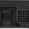 LIAN LI A4-H2O 11-Liter Mini-ITX SFF Aluminum PC Case with PCIe 5.0 Riser - Silver - G99.A4H2OA5.00