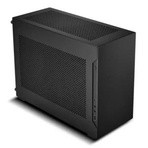 1202_42-Edit LIAN LI A4-H2O 11-Liter Mini-ITX SFF PC Case with PCIe 5.0 Riser - Black - G99.A4H2OX5.00