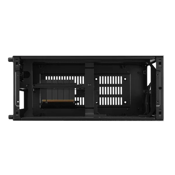 LIAN LI A4-H2O 11-Liter Mini-ITX SFF PC Case with PCIe 5.0 Riser - Black - G99.A4H2OX5.00