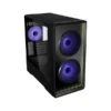 LIAN LI Vector V150 INF ARGB Tempered Glass M-ATX PC Case with Infinity Mirror Fans - Black - G99.V150INFX.00