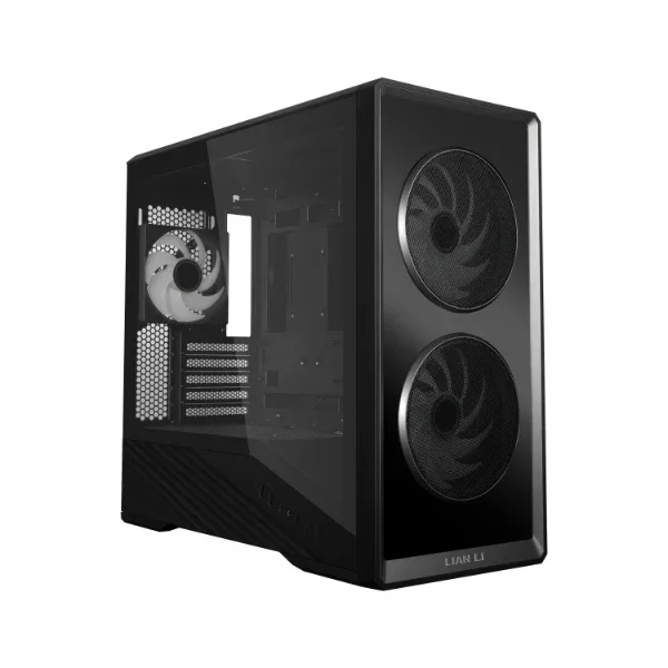 LIAN LI Vector V150 INF ARGB Tempered Glass M-ATX PC Case with Infinity Mirror Fans - Black - G99.V150INFX.00