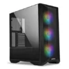 LIAN LI LANCOOL II Mesh C RGB Tempered Glass ATX Mid-Tower Case - Black - LAN2MRX