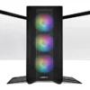 LIAN LI LANCOOL II Mesh C RGB Tempered Glass ATX Mid-Tower Case - Black - LAN2MRX