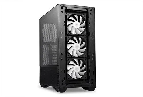 LIAN LI LANCOOL II Mesh C RGB Tempered Glass ATX Mid-Tower Case - Black - LAN2MRX