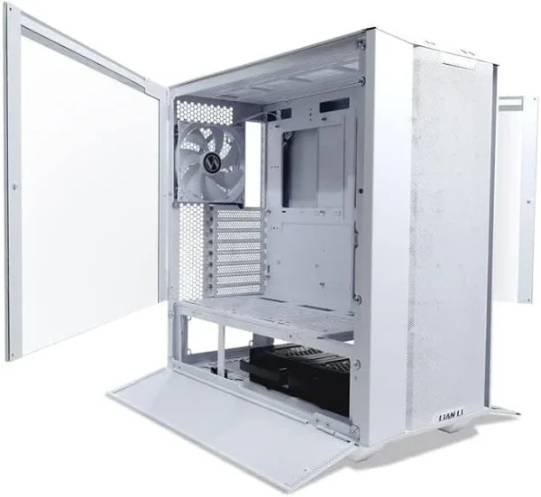 LIAN LI Lancool III E-ATX Mid-Tower Modular PC Case with 4x 140mm PWM Fans - White - Lancool III White