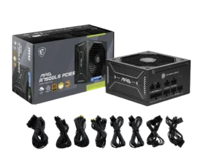 MSI MAG A750GLS 750W 80+ Gold Fully Modular ATX 3.1 PCIe 5.1 Power Supply - MAG A750GLS PCIE5