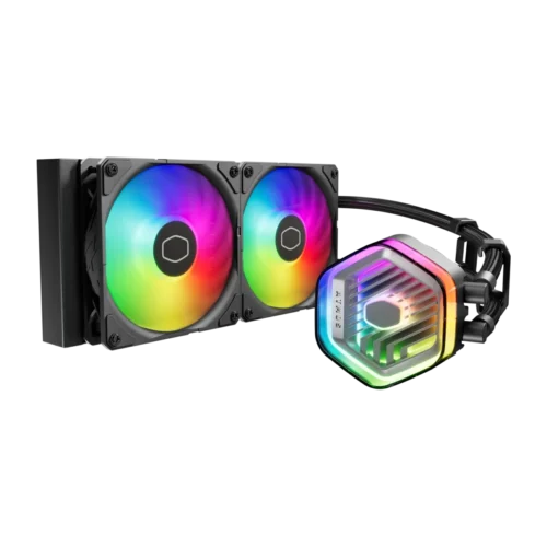 Cooler Master MasterLiquid 240 Atmos ARGB AIO Liquid CPU Cooler - MLX-D24M-A25PZ-R1