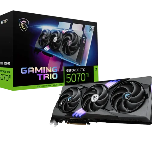 MSI GeForce RTX 5070 Ti 16GB GDDR7 Gaming Trio OC Plus Graphics Card - RTX 5070 TI 16G GAMING TRIO OC PLUS