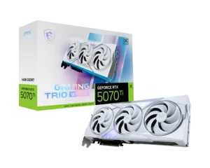 product_17421809804a33390517f3c8c98d5b917bf326f327 MSI GeForce RTX 5070 Ti GAMING TRIO OC WHITE 16GB GDDR7 Graphics Card - RTX 5070 TI 16G GAMING TRIO OC WHITE