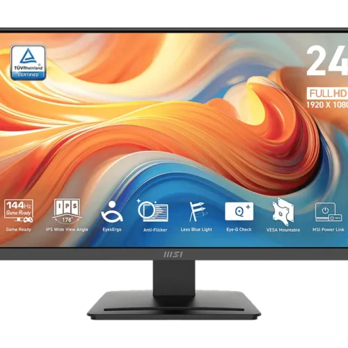 MSI - 23.8" FHD 144Hz IPS Business Productivity Monitor with EyesErgo and Adaptive-Sync - PRO MP243L E14