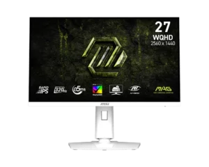 product_17503171529cdc230fc95f85d6f423995bc841720d MSI MAG 274QRFW X32 27-inch 1440p 320Hz Rapid IPS White Esports Gaming Monitor