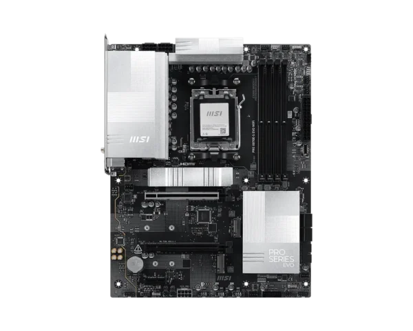 MSI - PRO X870E-S EVO WIFI ATX Motherboard for AMD Ryzen 9000/8000/7000 Series - PRO X870E-S EVO WIFI