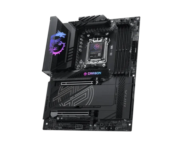 MSI - MPG X870E CARBON MAX WIFI ATX Motherboard for AMD Ryzen 9000/8000/7000 Series - MPG X870E CARBON MAX WIFI