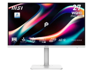 product_1773301687088902d30b834a3d45895cc942b53276 MSI - 27" WQHD 144Hz IPS Business Productivity Monitor with EyesErgo+ and Type-C 65W PD - PRO MAX 271QPHW E14