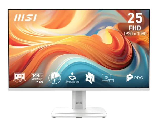 product_1776757679d2d9488efb4974a4fc829697ba84cddf MSI - 24.5" FHD 144Hz IPS Business Productivity Monitor with EyesErgo and PerfectEdge Bezel - PRO MP251W E14A