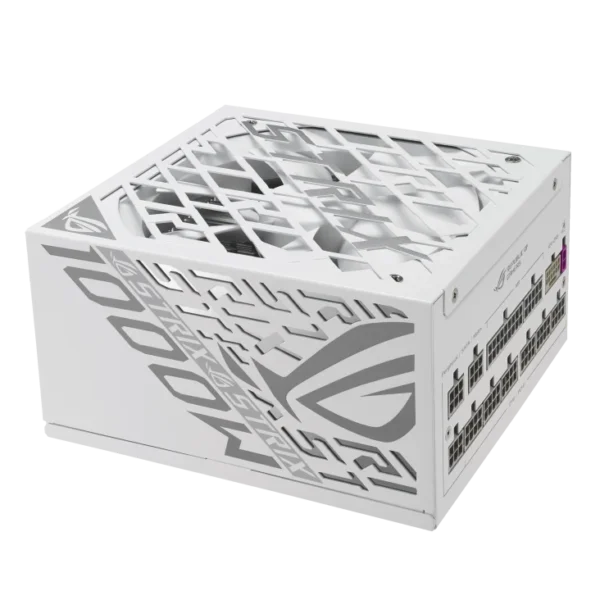 ASUS ROG Strix 1000W Platinum White Edition ATX 3.1 Modular Power Supply - ROG-STRIX-1000P-GAMING-WHITE