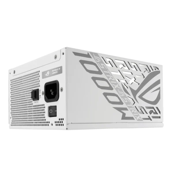 ASUS ROG Strix 1000W Platinum White Edition ATX 3.1 Modular Power Supply - ROG-STRIX-1000P-GAMING-WHITE